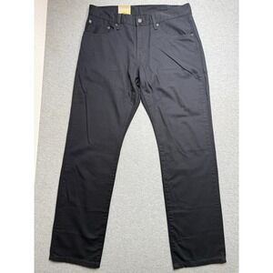 Levis Middy‎ Straight Jeans Womens 30x30 Black Cotton Stretch